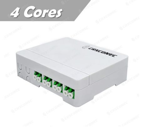 صندوق الوصول البصري FTTx 4 نواة - صندوق الوصول للألياف ذو 4 أنوية CRXCabling المستخدم في تطبيق FTTD أو FTTO
